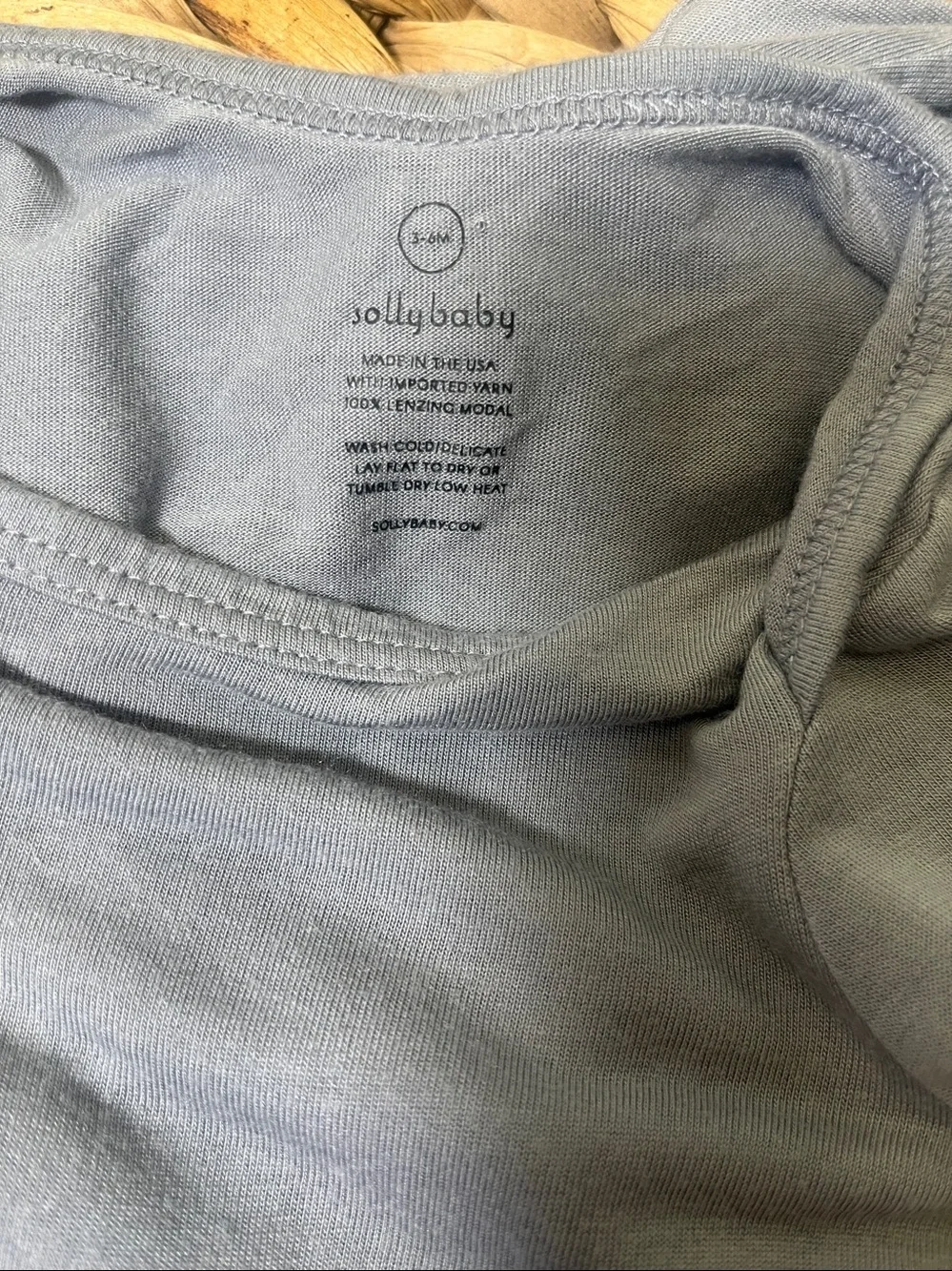 solly baby Light Blue Modal Baby Top and Pants size 3-6